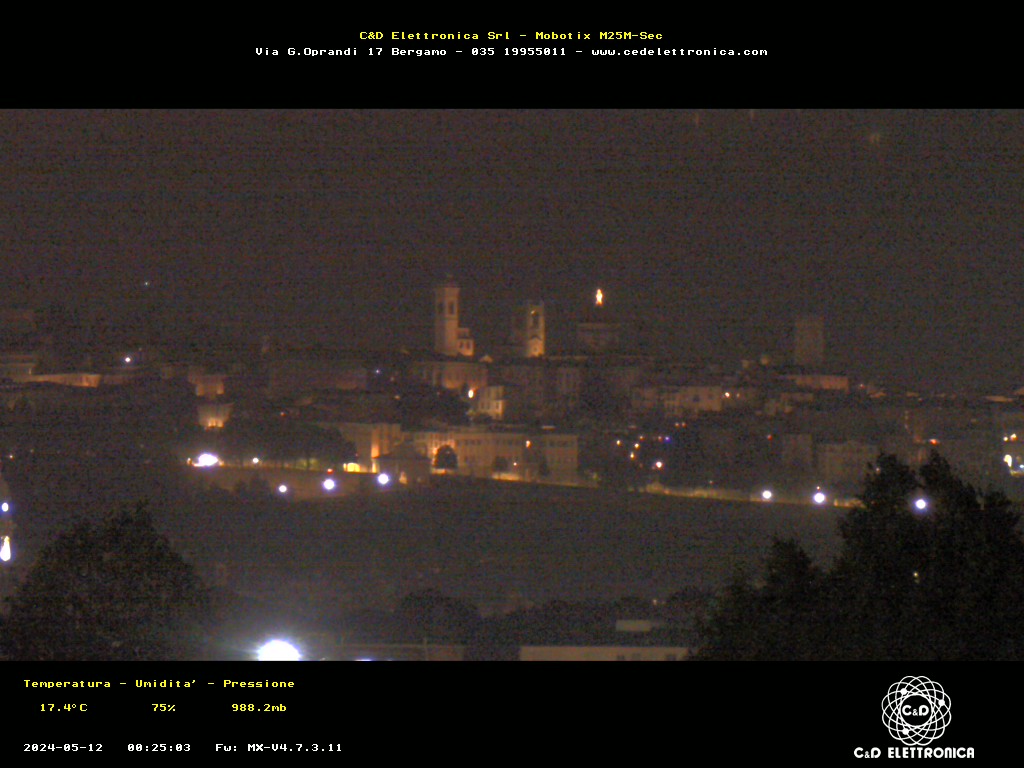 immagine della webcam nei dintorni di Almenno San Salvatore: webcam Bergamo