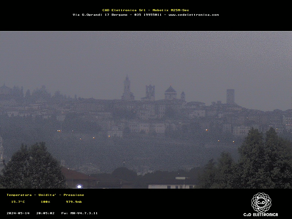 immagine della webcam nei dintorni di Trezzo sull'Adda: webcam Bergamo