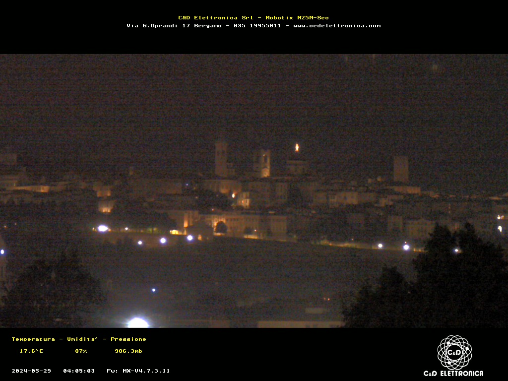 immagine della webcam nei dintorni di Bagnatica: webcam Bergamo