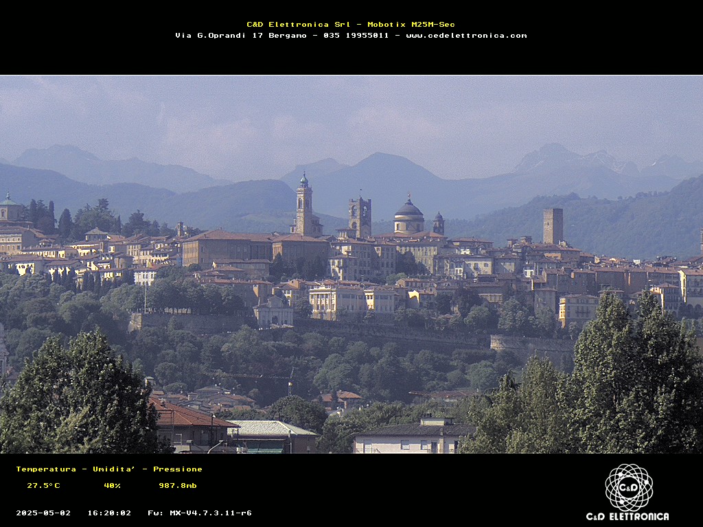 immagine della webcam nei dintorni di Grumello del Monte: webcam Bergamo