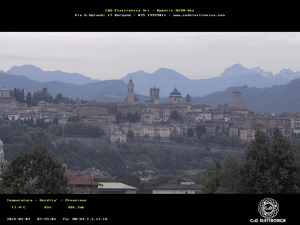immagine della webcam nei dintorni di Bagnatica: webcam Bergamo