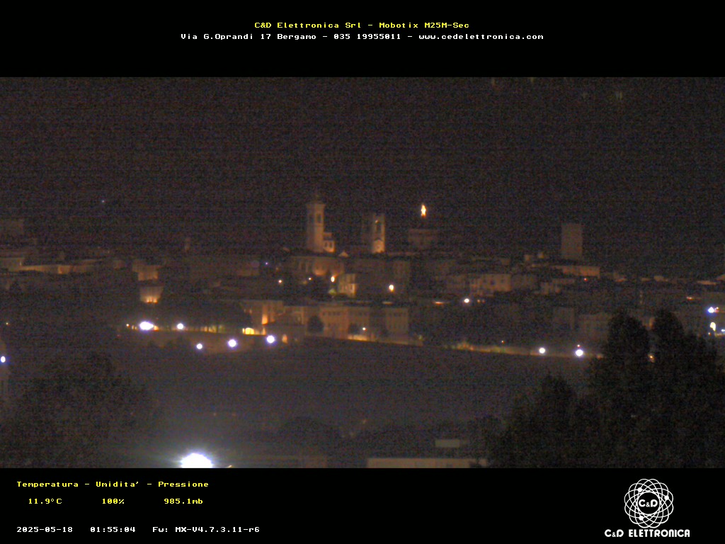 immagine della webcam nei dintorni di Cividate al Piano: webcam Bergamo
