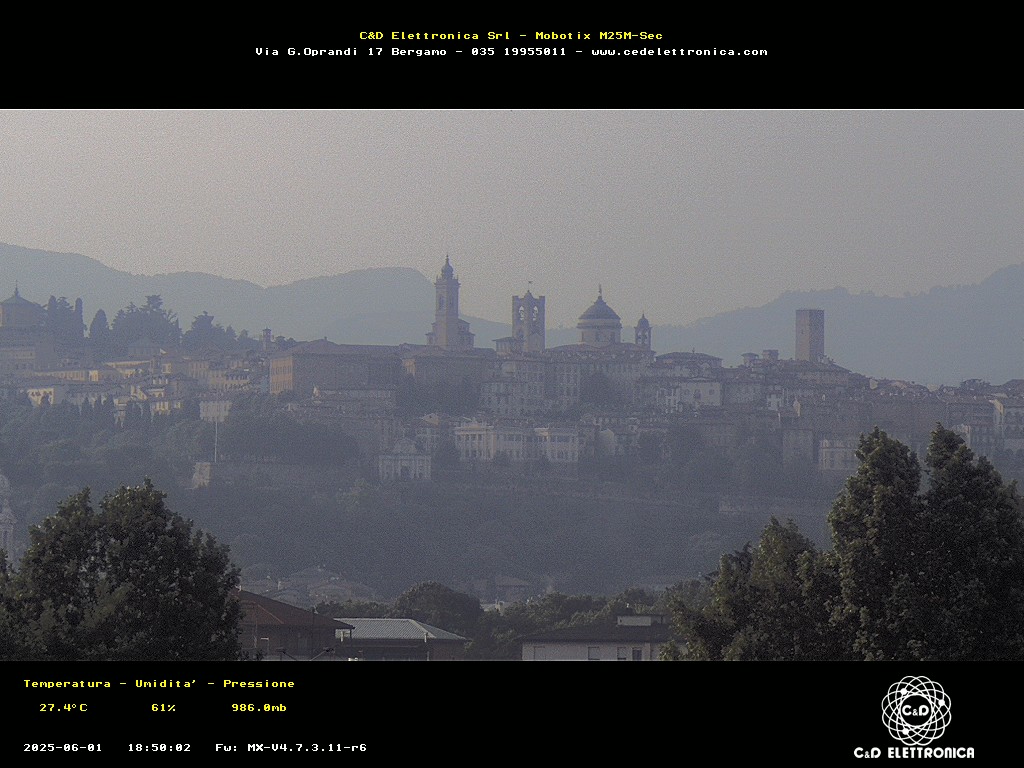 immagine della webcam nei dintorni di Osio Sotto: webcam Bergamo