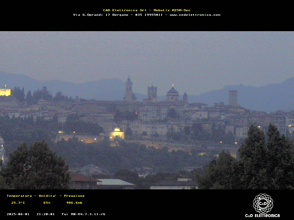 Preview delle webcam di Bergamo