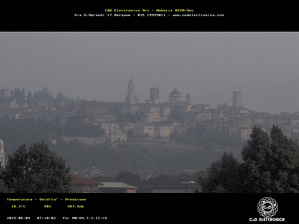 Preview delle webcam di Bergamo