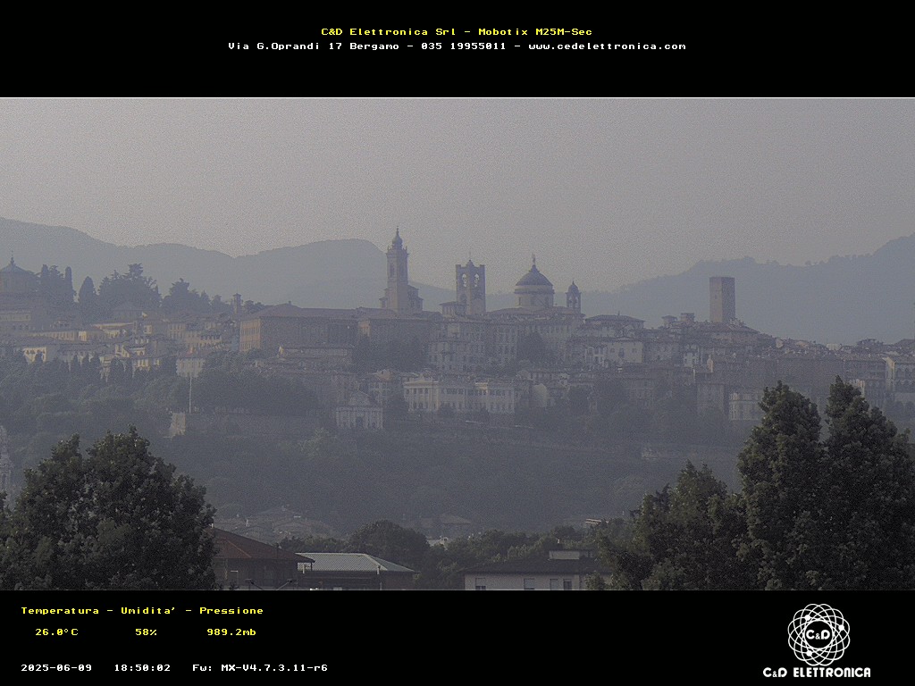 immagine della webcam nei dintorni di Almenno San Bartolomeo: webcam Bergamo