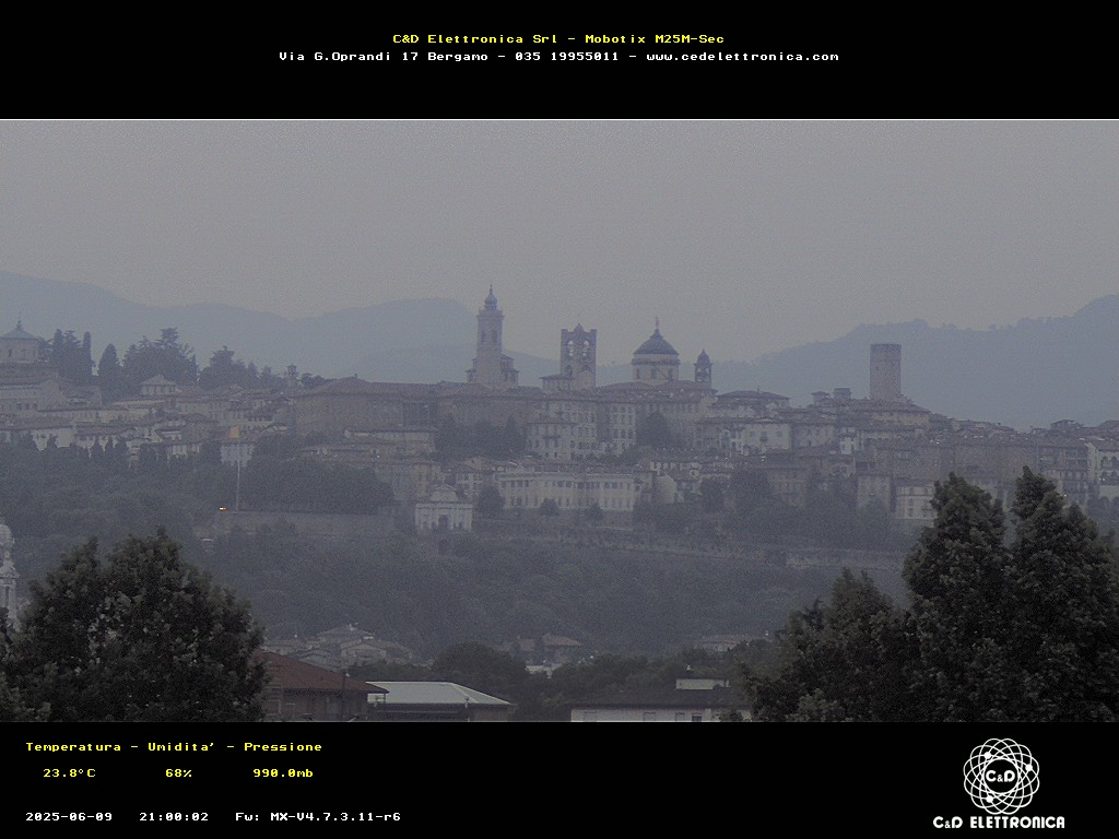 immagine della webcam nei dintorni di Paladina: webcam Bergamo