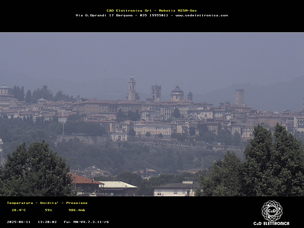 immagine della webcam nei dintorni di San Pellegrino Terme: webcam Bergamo