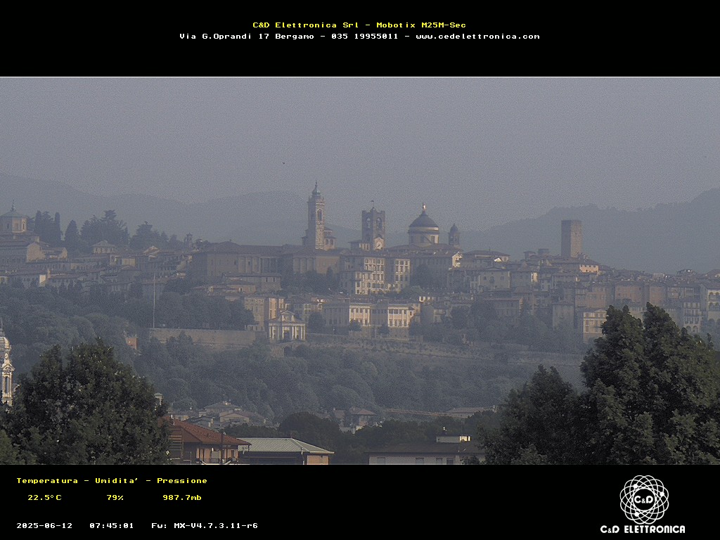 immagine della webcam nei dintorni di Orio al Serio: webcam Bergamo
