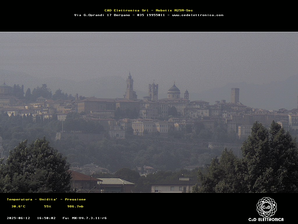immagine della webcam nei dintorni di Valbrembo: webcam Bergamo