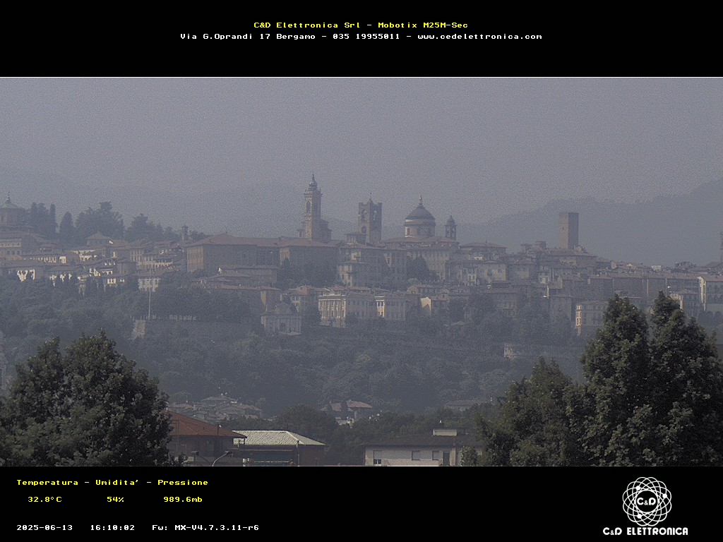 immagine della webcam nei dintorni di Vailate: webcam Bergamo
