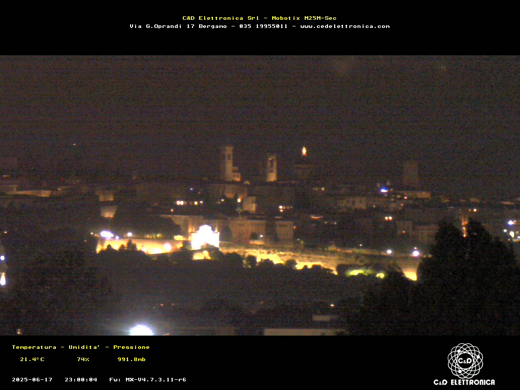 immagine della webcam nei dintorni di Valbrembo: webcam Bergamo
