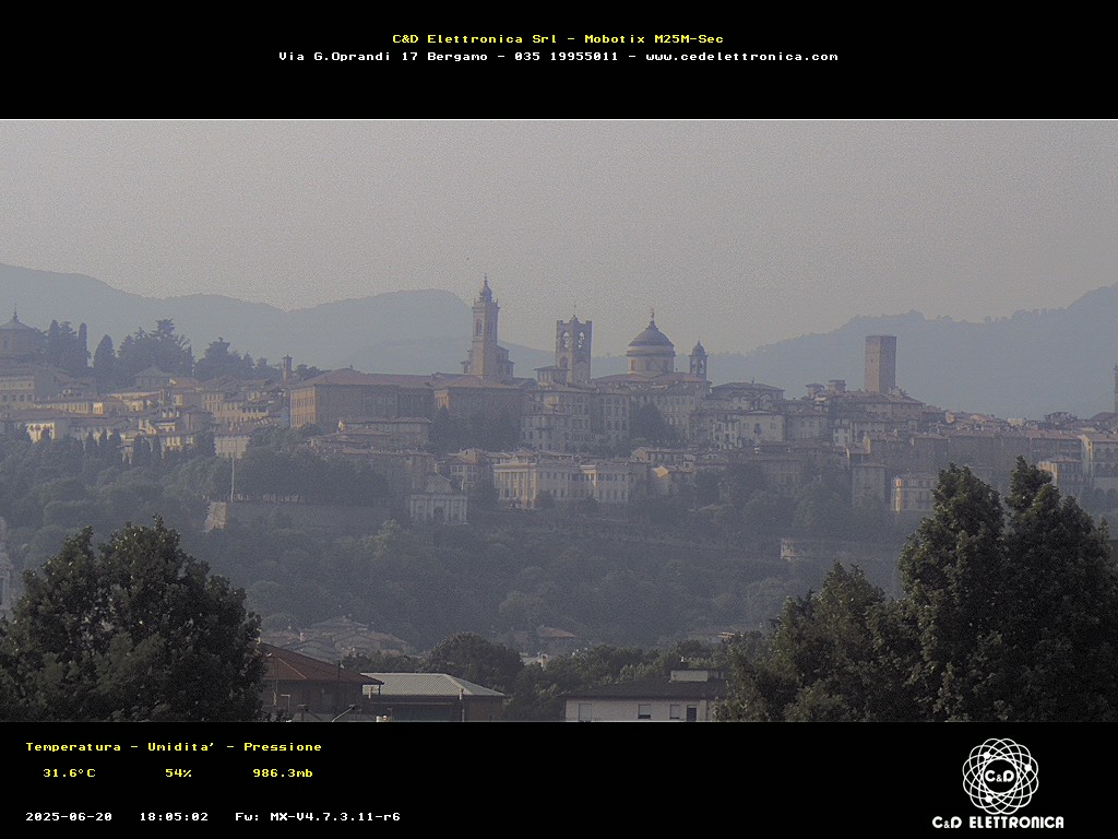 immagine della webcam nei dintorni di Vailate: webcam Bergamo
