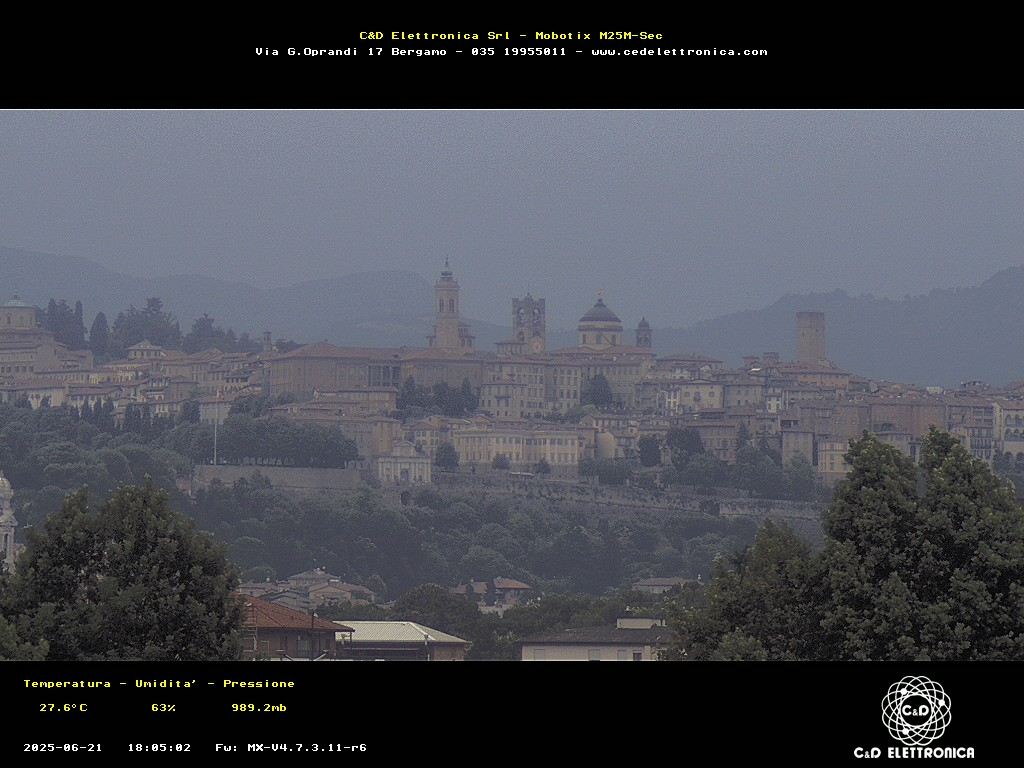 immagine della webcam nei dintorni di Paladina: webcam Bergamo