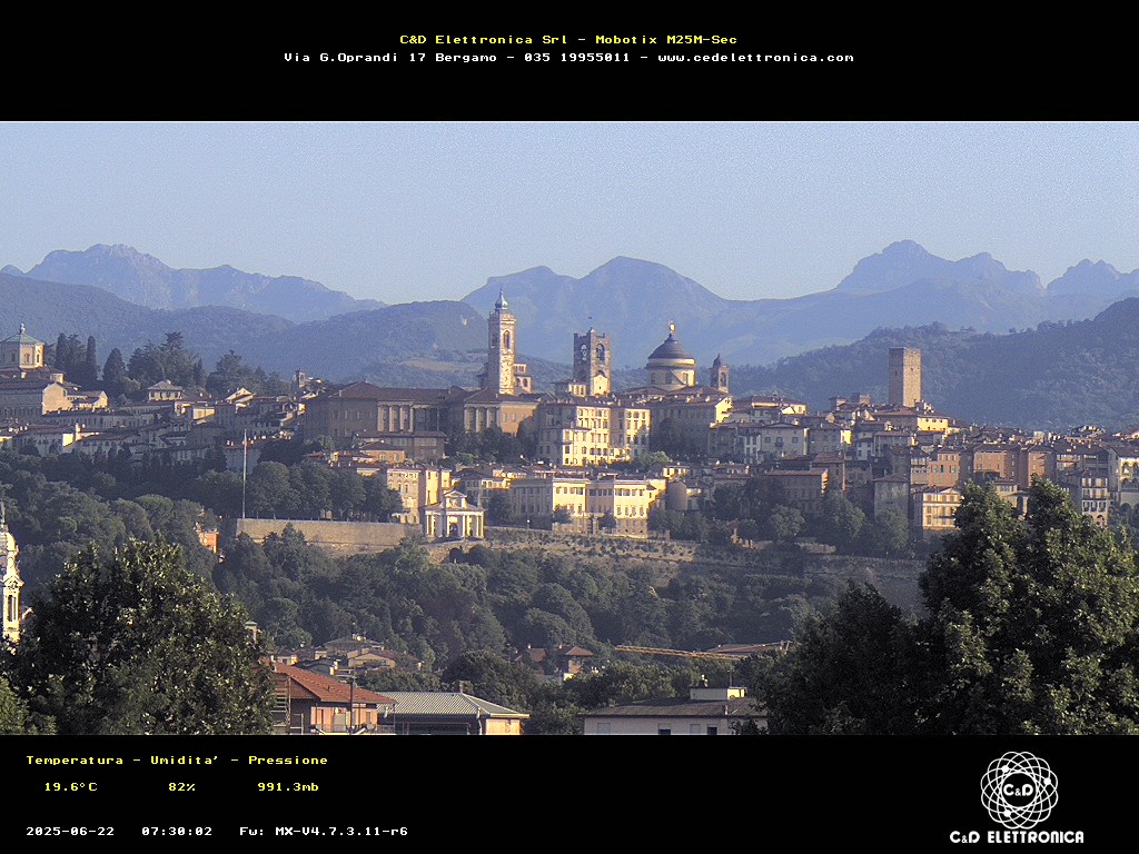 immagine della webcam nei dintorni di San Pellegrino Terme: webcam Bergamo