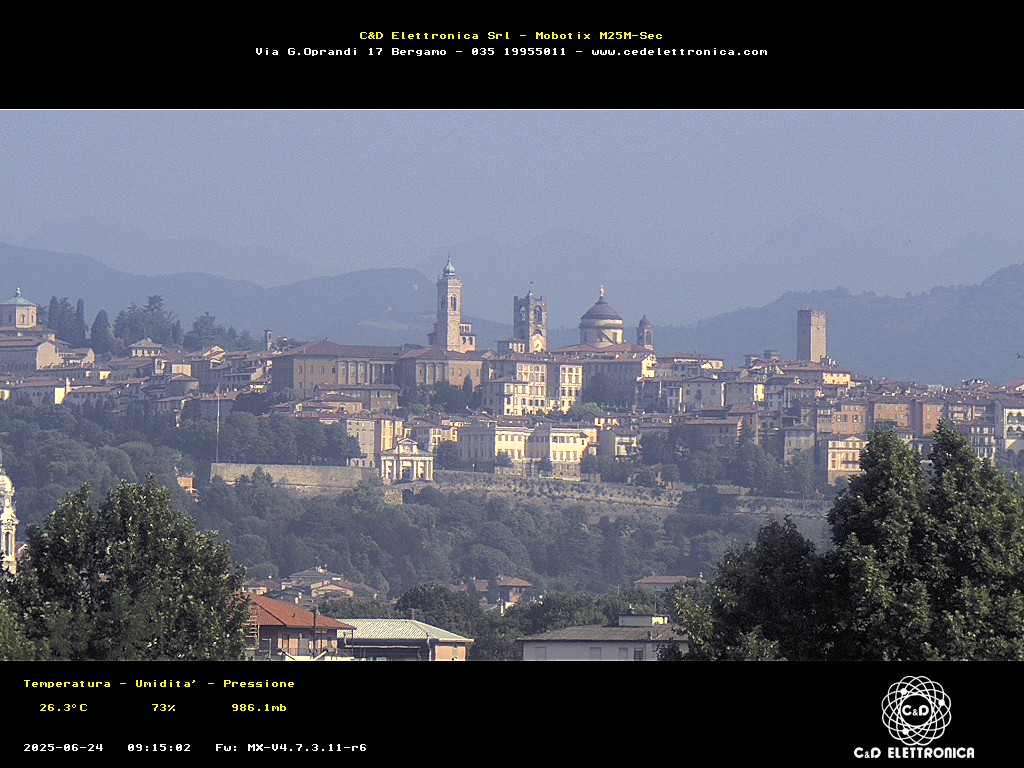 immagine della webcam nei dintorni di Orio al Serio: webcam Bergamo
