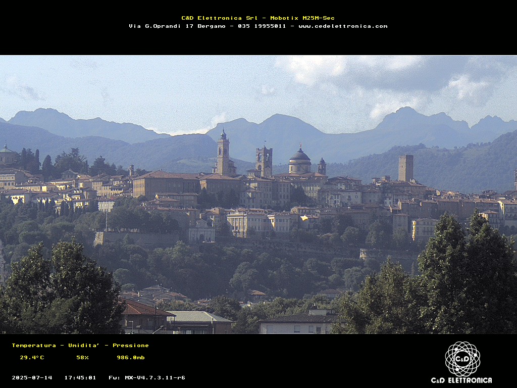 immagine della webcam nei dintorni di Strozza: webcam Bergamo