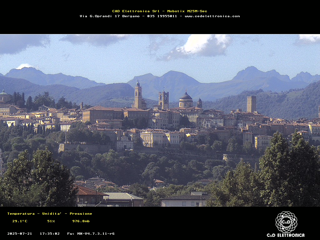 immagine della webcam nei dintorni di Cividate al Piano: webcam Bergamo