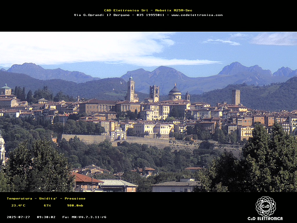 immagine della webcam nei dintorni di Strozza: webcam Bergamo