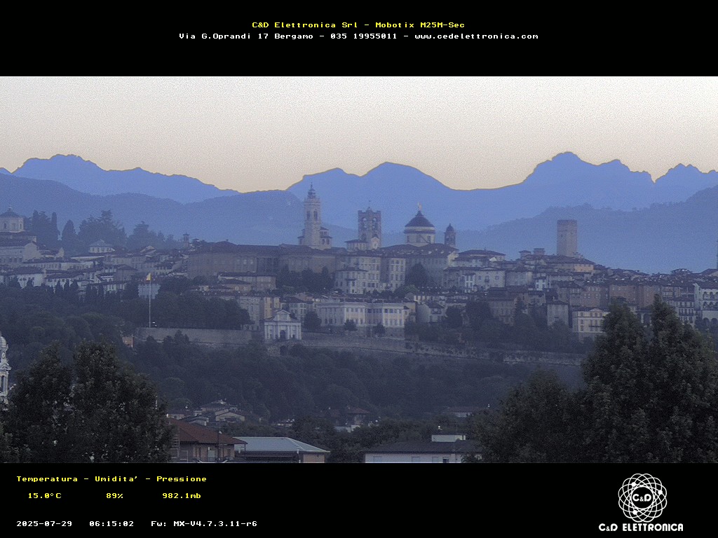 immagine della webcam nei dintorni di Fiorano al Serio: webcam Bergamo