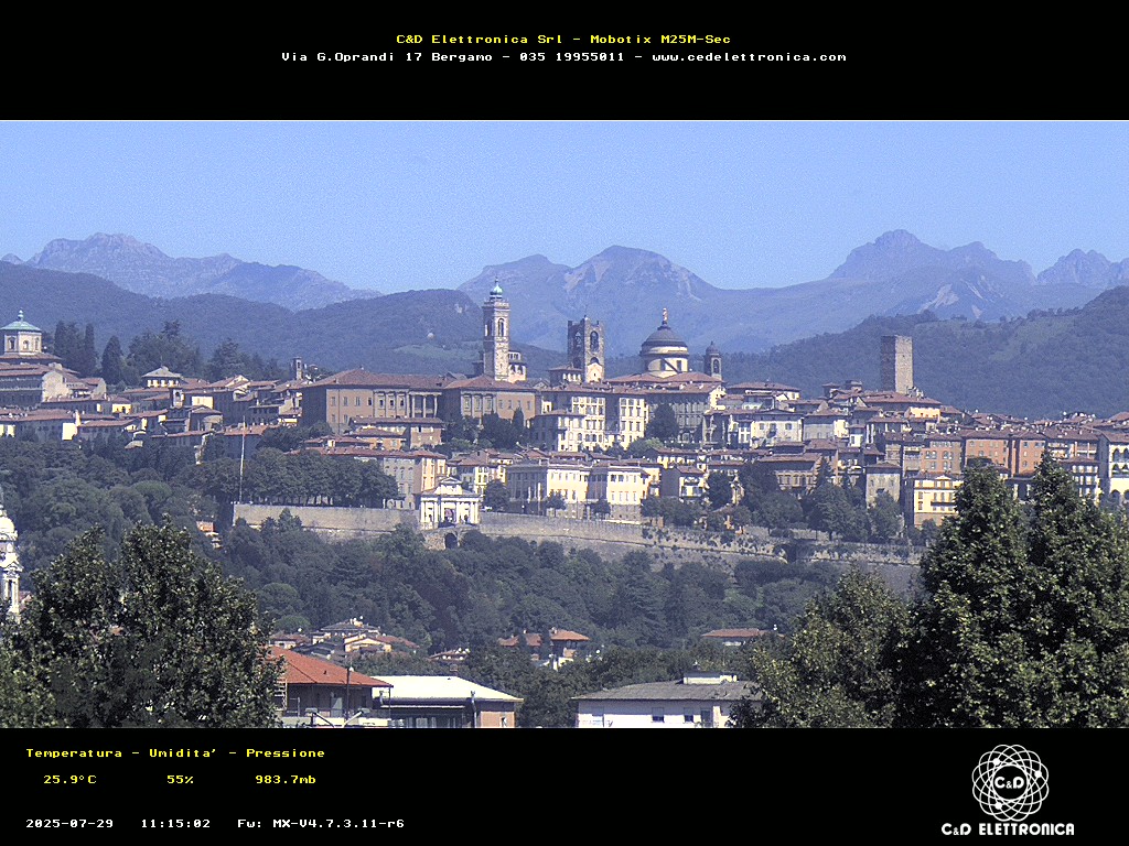 immagine della webcam nei dintorni di Albino: webcam Bergamo