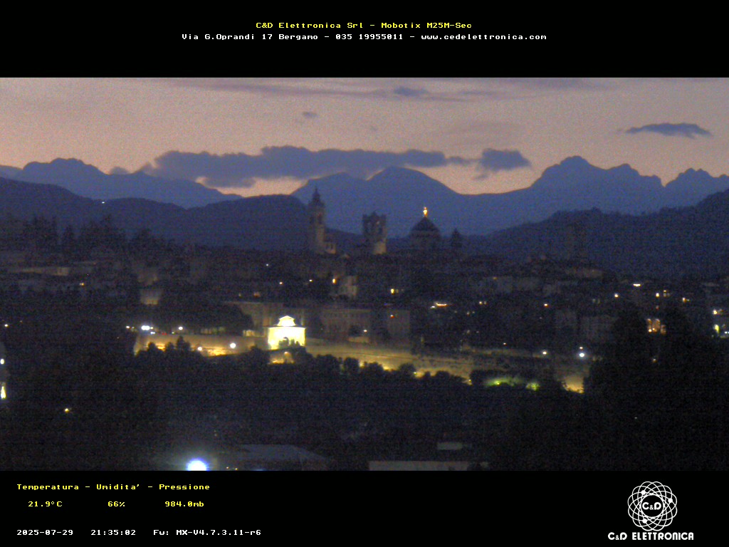 immagine della webcam nei dintorni di Ponte San Pietro: webcam Bergamo