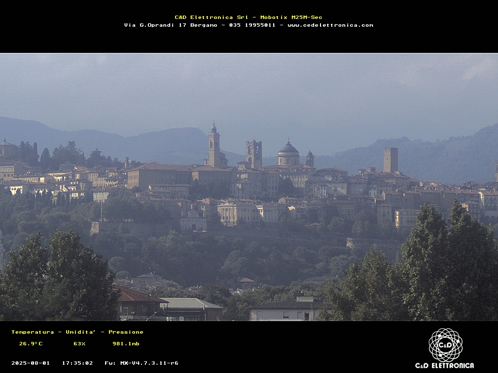 immagine della webcam nei dintorni di Albino: webcam Bergamo