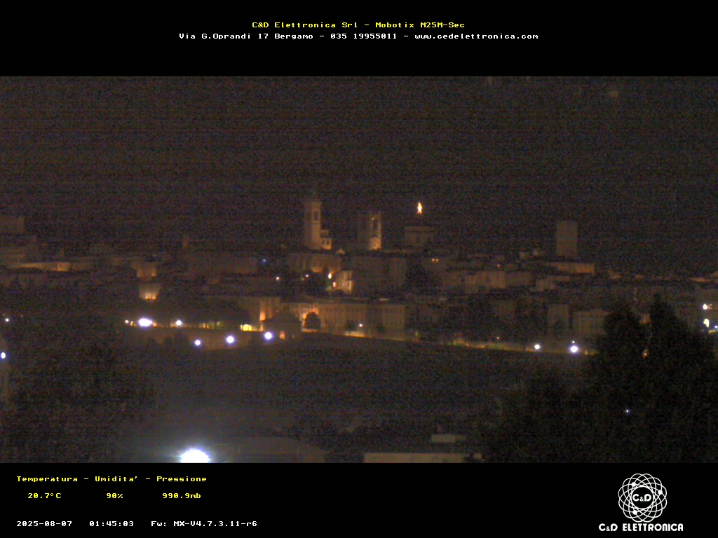 immagine della webcam nei dintorni di San Pellegrino Terme: webcam Bergamo