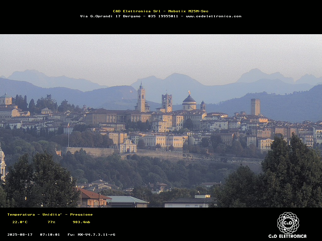 immagine della webcam nei dintorni di San Pellegrino Terme: webcam Bergamo