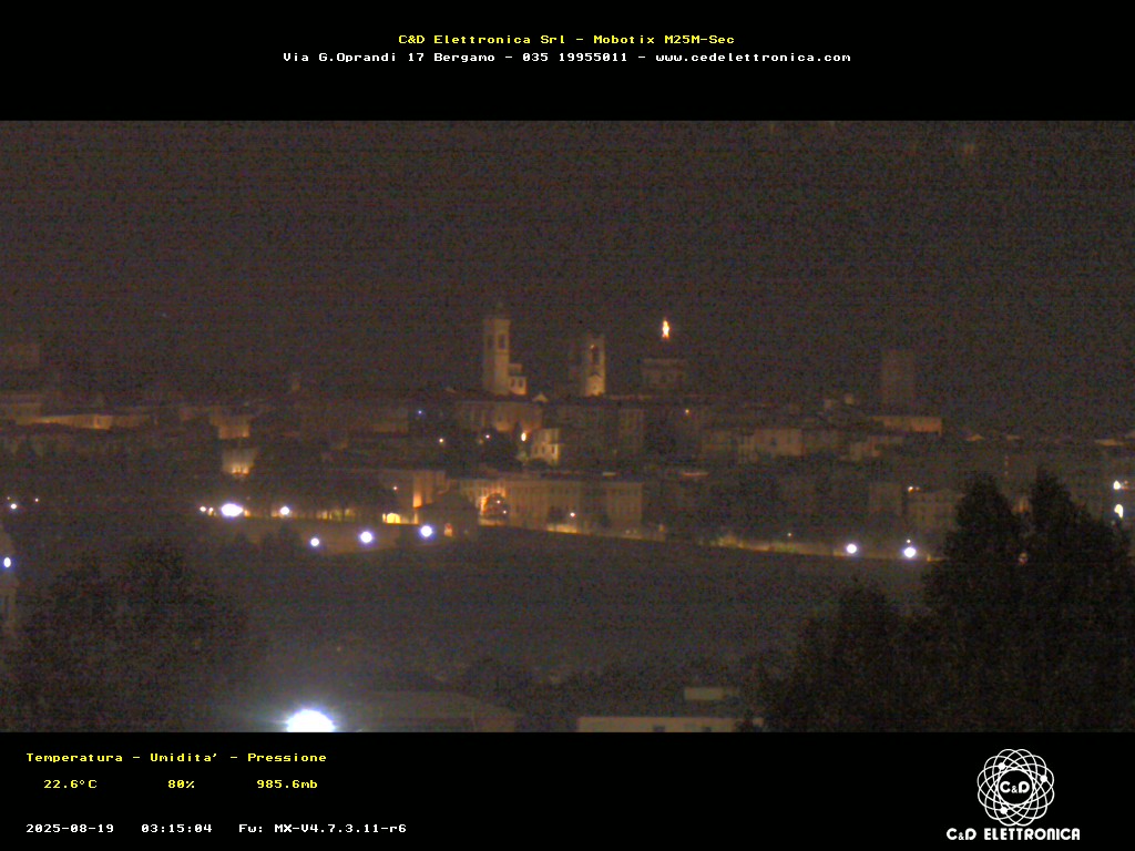 immagine della webcam nei dintorni di Orio al Serio: webcam Bergamo