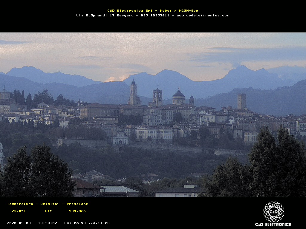 immagine della webcam nei dintorni di Palazzago: webcam Bergamo