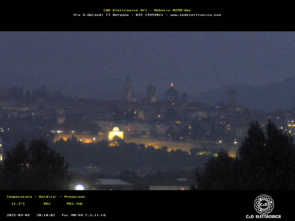 immagine della webcam nei dintorni di San Pellegrino Terme: webcam Bergamo