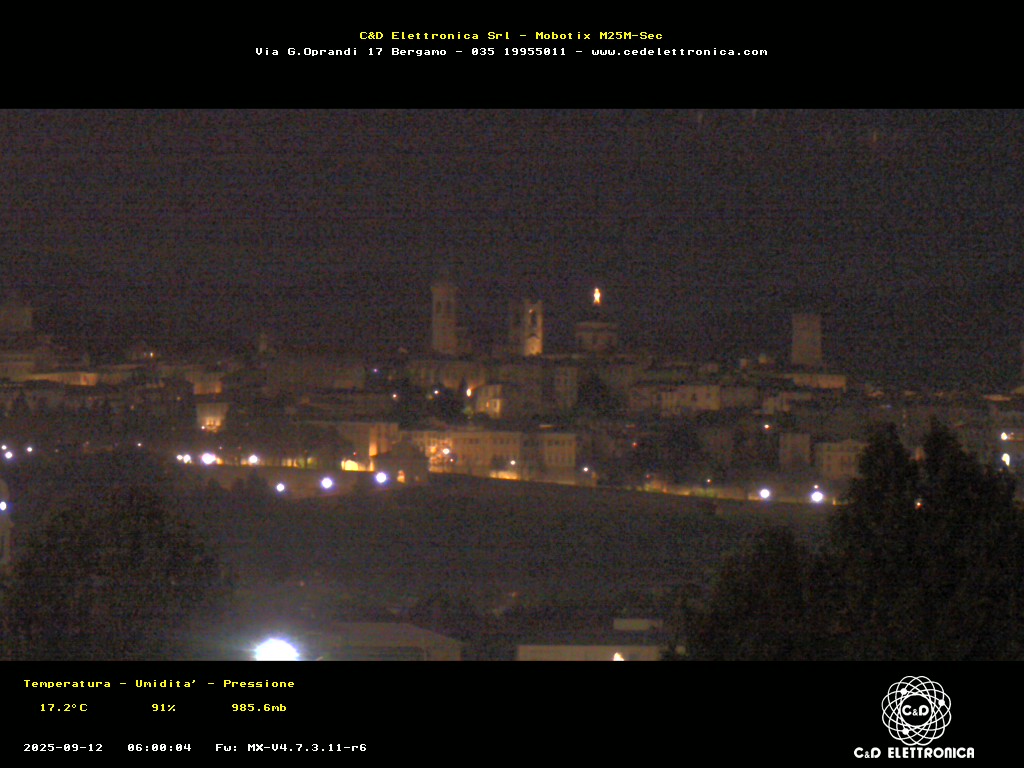 Preview delle webcam di Bergamo