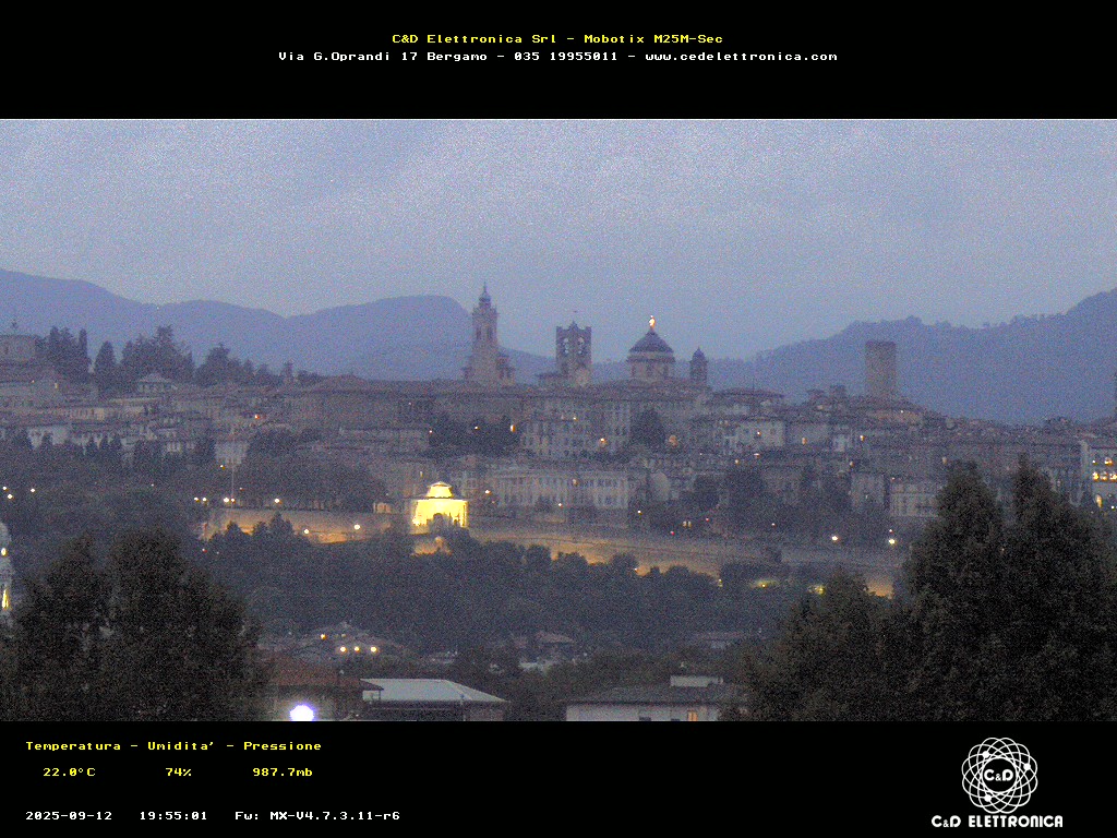 immagine della webcam nei dintorni di Cividate al Piano: webcam Bergamo