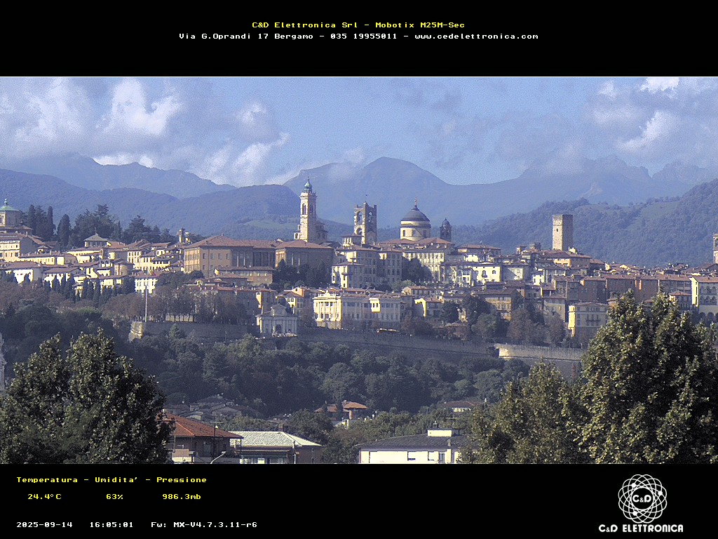 immagine della webcam nei dintorni di Osio Sotto: webcam Bergamo