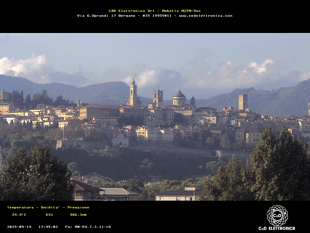 immagine della webcam nei dintorni di Osio Sotto: webcam Bergamo