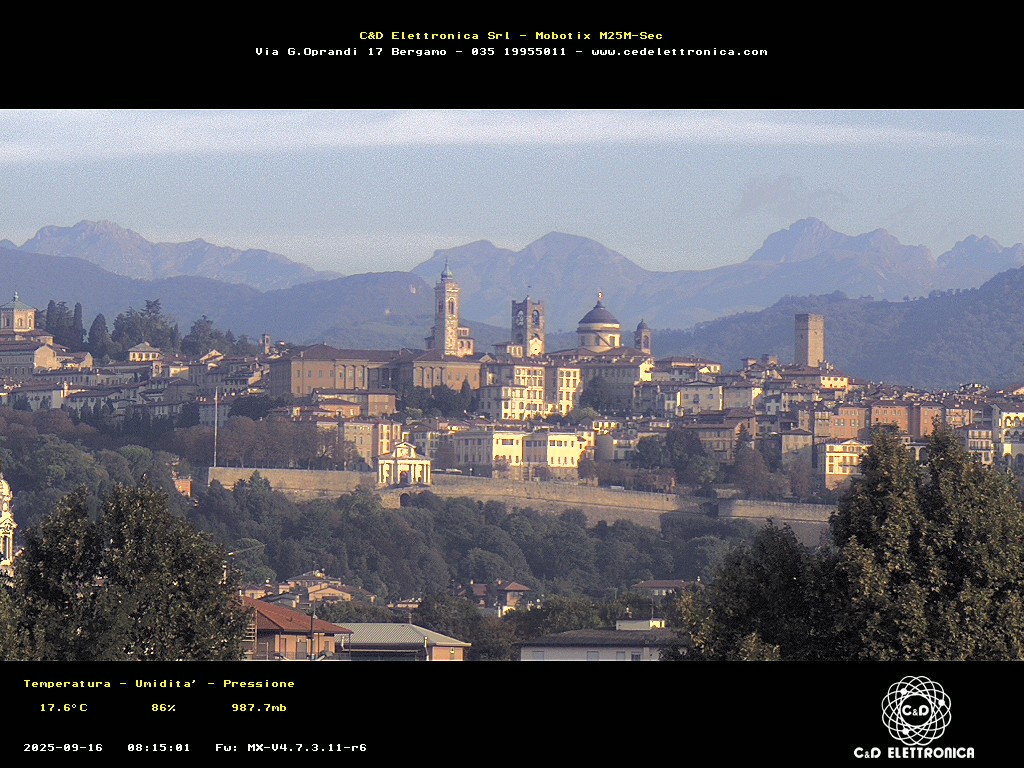 immagine della webcam nei dintorni di Zogno: webcam Bergamo