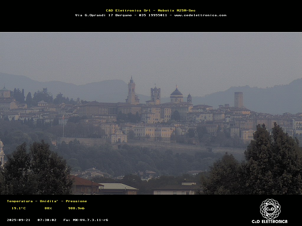 immagine della webcam nei dintorni di San Pellegrino Terme: webcam Bergamo
